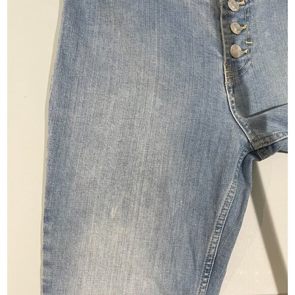 WeThe Free High-Rise Light Wash Denim Straight-Leg Jeans Size 28 - Picture 4 of 13